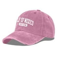 thumbnail image 2 of GDREDA Summer Baseball Caps Vintage Print Washed Cap For Men And Women Adjustable Unisex Baseball Hat，Pink, 2 of 4