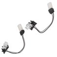 thumbnail image 3 of Pair of 12-24V 9LED Side Marker Light Yellow White Red Colors External Lamp for Trucks Trailers, 3 of 5