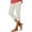 A-Beige834, variant on Women Leggings Cropped Elastic Waist With Drawstrings Trousers Soft Solid Color Ankle Length Gym Fitness Trousers