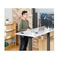 thumbnail image 3 of Stand Up Desk Store Electric Adjustable Height Standing Desk with Programmable Memory (Black Frame/Gloss White Top, 60" Wide), 3 of 6