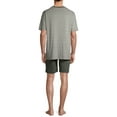 thumbnail image 5 of Hanes Men's Soft Modal Pajama Short Sleeve Top and Short Set, 5 of 6