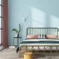 thumbnail image 5 of 10m 3D Thicken self-adhesive thermal insulation wallpaper linen plain color decor wall stickers renovation anti-collision grey 1Pcs 50cmX10m, 5 of 6