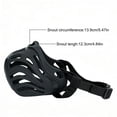 thumbnail image 2 of Breathable Silicone Muzzle with Secure Adjustable Fit and Ventilation Holes for Dogs - Biting Barking Chewing - Comfortable Daily Walk Training Tool - Control, 2 of 3