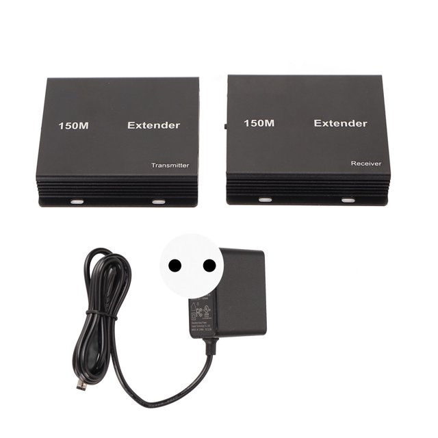 Extensor de interfaz multimedia HD de 150 m 1080P 60 Hz 148,5 MHZ 1 Gbps Soporte Función 3D EDID POC Adaptador extensor HD 100-240 V Enchufe europeo