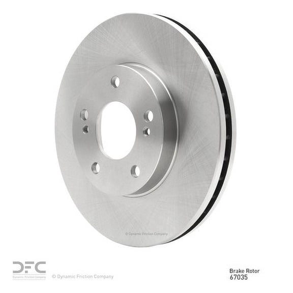 Front Dynamic Friction Company GEOSPEC Coated Brake Rotor 604-67035 (1) For 1989-1996 Nissan 300ZX