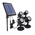 thumbnail image 2 of Bsv-Sl204 Luz Solar Para Estanque Con Batería Led Foco De Paisaje Ángulo Ajustable Blanco Cálido Luz De Fuente Subacuática Para Acuario De Pecera Inevent HA016438-00, 2 of 7