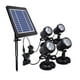 thumbnail image 2 of Bsv-Sl204 Luz Solar Para Estanque Con Batería Led Foco De Paisaje Ángulo Ajustable Blanco Cálido Luz De Fuente Subacuática Para Acuario De Pecera Vogacara HA016438-00, 2 of 7