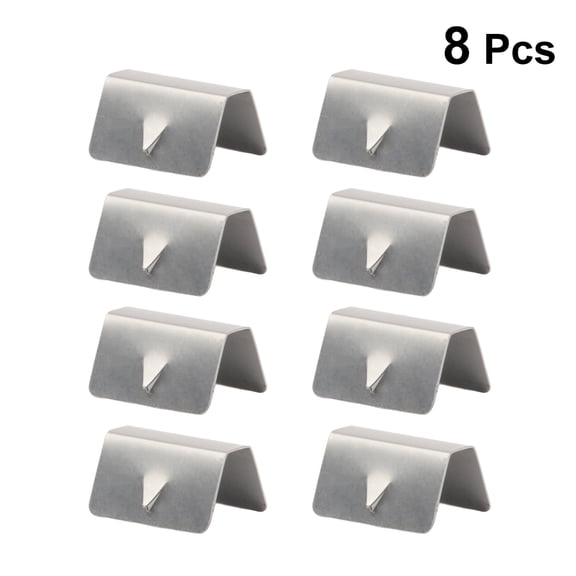 NICERIO 8Pcs Rain Deflectors Clips Made of Premium Stainless Steel for Car Use