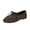 Brown, variant on Willtoo Womens Lace‑Up Loafers British Style Lightweight Flat Casual Shoes Soft Non‑Slip Slip‑On Walking Shoes for Daily Office Wear