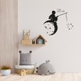 thumbnail image 2 of I Can And I Will Life Motivation Quote Moon Silhouette Star Fishing Little Boy Kid Beautiful Design Vinyl Wall Sticker Wall Art Wall Decal Boys Girls Kids Bedroom Home Decoration Size (10x10 inch), 2 of 3