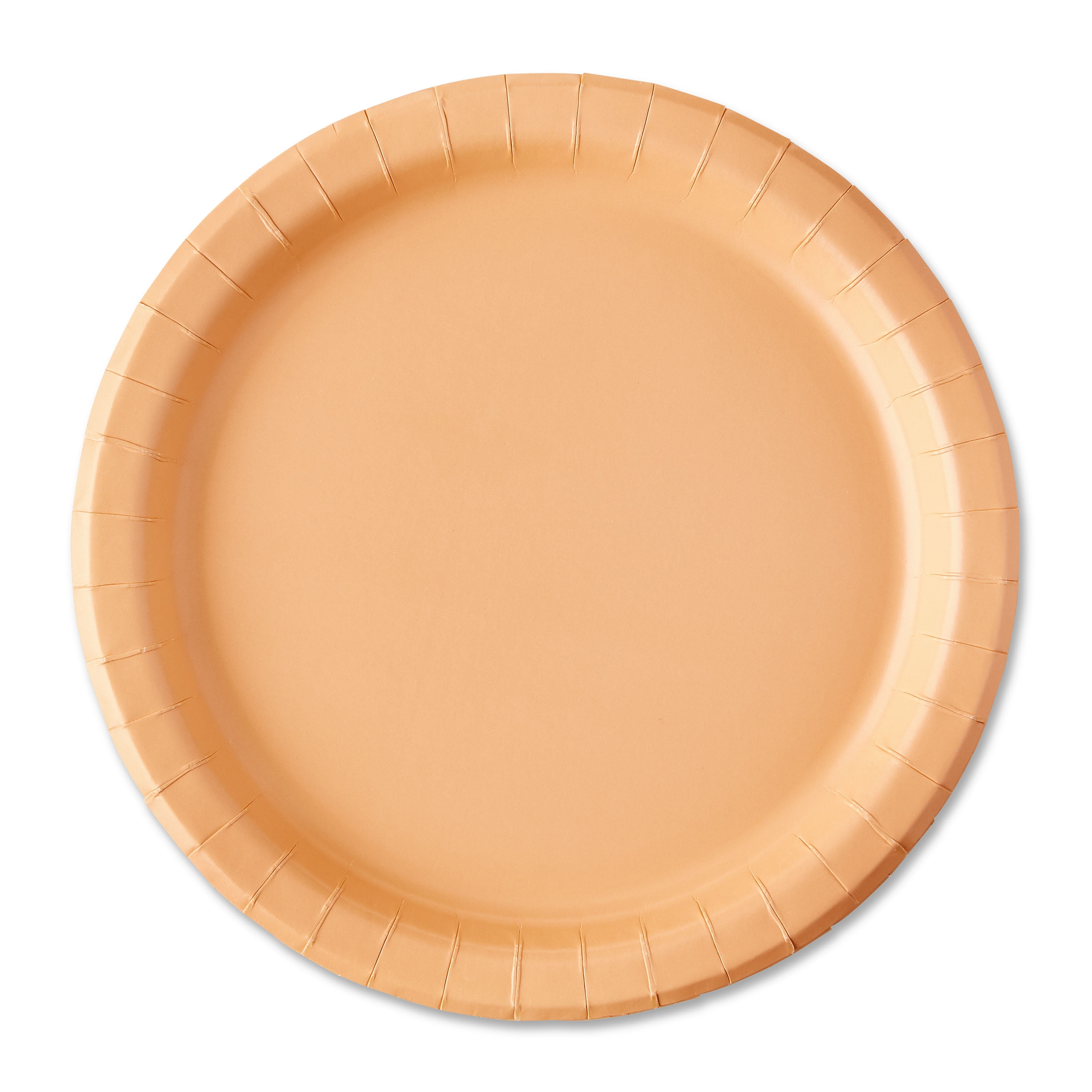 Disposable Peach Party Paper Plates, Serves 20, 9", by Way To Celebrate