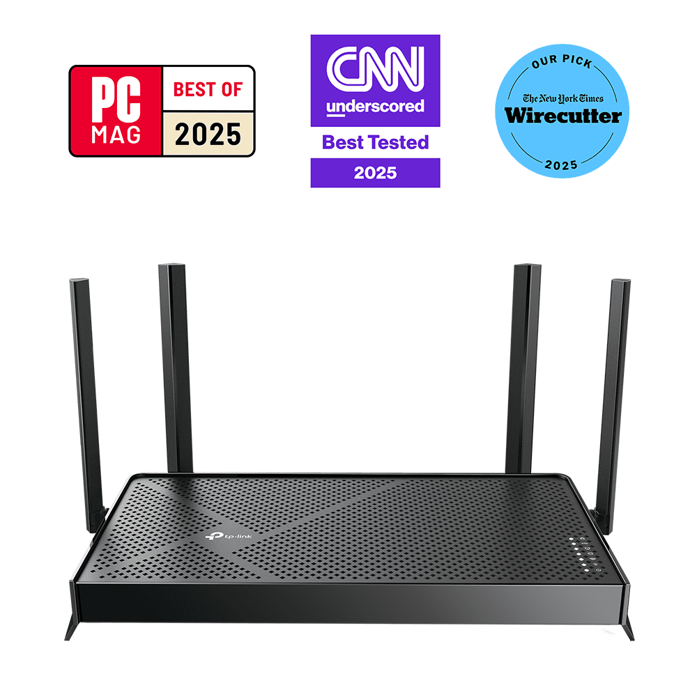 TP-Link Dual-band BE3200 Wi-Fi 7 Router with dual Gigabit Ports