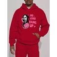 thumbnail image 4 of Estampado divertido, sudaderas con capucha para hombres, sudadera con capucha gráfica con bolsillo de canguro, suéter con capucha con cordón de moda suelto y cómodo, ropa de hombre para otoño invierno, 4 of 4
