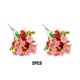 thumbnail image 3 of 2 piezas de flores artificiales rosa Matsuzay HA084494-01, 3 of 6