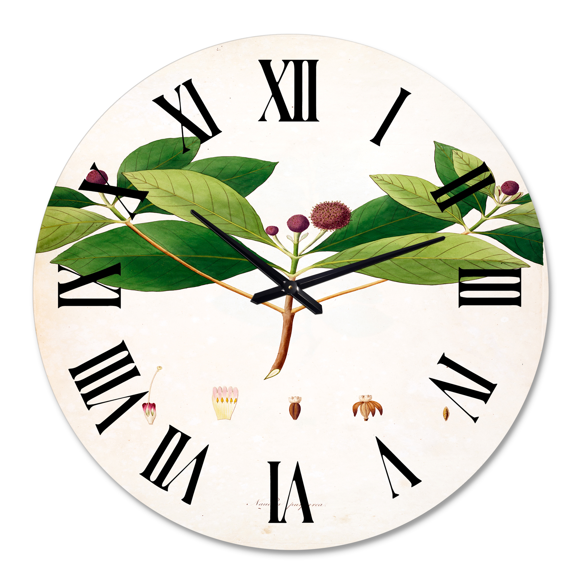 Designart 1 in Quartz Farmhouse Wall Clock