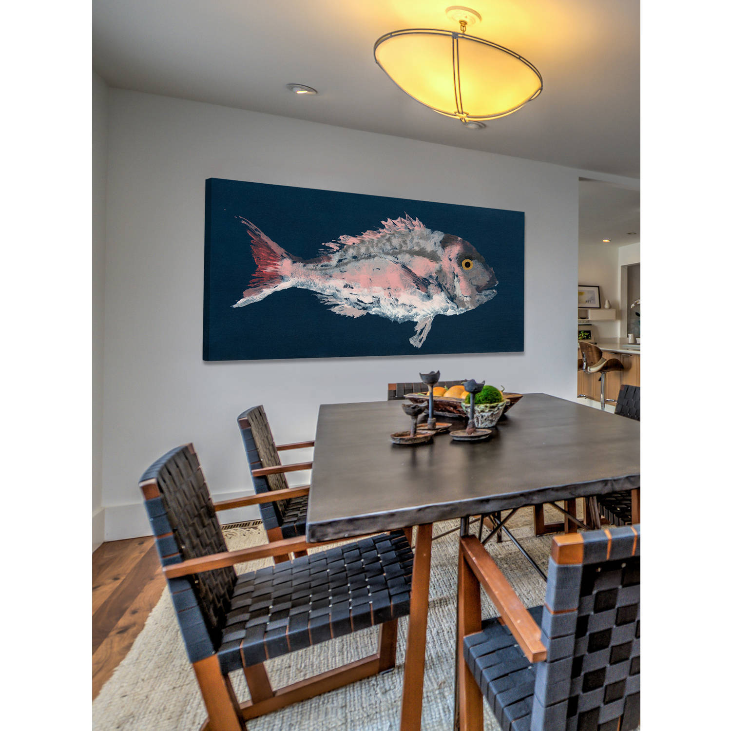 Marmont Hill 'Red Porgy' Painting Print on Wrapped Canvas