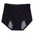 thumbnail image 5 of Daznico Womens Underwear - Women Menstrual Pocket Pocket High Waist Anti Leakage Pants - Panties for Women,Color:Black,Size:XL, 5 of 5