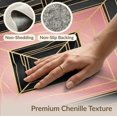 thumbnail image 6 of ODIKA 6'x9' Washable Area Rug Pink Grey Smooth Blending Crisp Edges Rectangular Contemporary for Family Room, Living Room, Master Bedroom, Non-Slip, Easy Care, 6 of 7