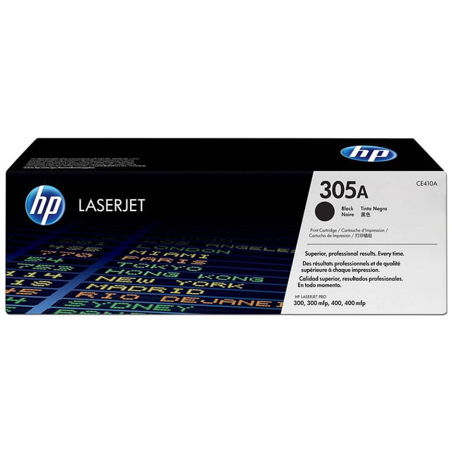 Cartucho de tóner HP CE410A Negro Laserjet Original