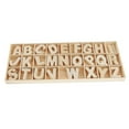 thumbnail image 4 of 156pc Set Wooden Letter Wood Upper Case Letters Alphabet for, 4 of 8
