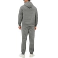 thumbnail image 4 of Men's 2 Piece Sweatsuits Outfit Pullover Hoodie and Sweatpants Casual Daily Wear Spring Summer Breathable Set, 4 of 6