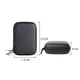 thumbnail image 3 of Estuche de transporte Sidaley para auriculares portátil Caja de almacenamiento multiusos Negro, 3 of 6