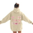 thumbnail image 6 of Cute Bow Y2K Graphic Hoodies for Women Hooded Sweatshirt with Pockets Streetwear Pullover Tops, 6 of 8