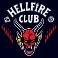 thumbnail image 2 of Netflix Toddler's Stranger Things Classic Hellfire Club White Logo Graphic T-Shirt, 2 of 3