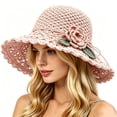 thumbnail image 2 of Womens Straw Hat, 2026 Upgraded Foldable Sun Hat for Women, BeachSun Straw Hats for Vacation Travel, 2 of 4