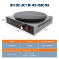 thumbnail image 2 of 16 Inch Commercial  Crepe Maker, Non-Stick Electric Crepe Machine with Precise Temp Control and Indicator Lights for Home and Restaurant,1700 w,110 v, 2 of 7