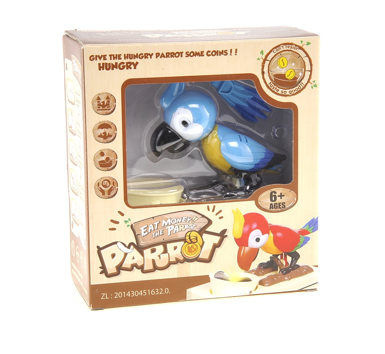 PlayWorld PennyPincher Parrot Coin Bank - Blue