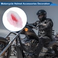 thumbnail image 3 of Accesorios de Casco de Motocicleta Decoración Orejas de Gato Gradientes para Cascos de Motocicleta Bicicleta Esquí Rosa Blanco Pegatina 1 Juego, 3 of 6