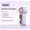 D, variant on Mini USB Rechargeable Handheld Fan - Portable Pocket Blower for Summer Travel (6.7 x 2.6 x 2.4 in)