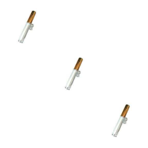 Vogacara Tubos de brillo de labios Mini botellas ligeras a prueba de fugas Pipetas de transferencia de jeringas Cepillo de labios de Type1 NO1
