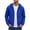Blue, variant on Bxsruta Mens Zip Up Hoodie Quilted Long Sleeve Casual Sweatshirt Jacket with Drawstring