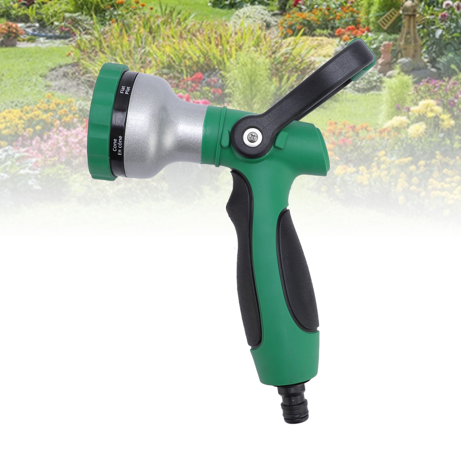 Riousery Heavy Duty Garden Hose Nozzle High Pressure Multifunctional Spray Nozzle (9.45 inches / 24 cm)