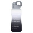 thumbnail image 1 of Botella de agua de 2,2 marcador de tiempo, botella de bebida reutilizable a prueba de y para exteriores, hogar, oficina, Blanco a Negro Baoblaze Botella para beber, 1 of 7