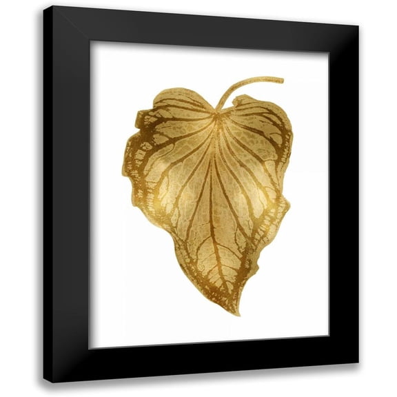 Miller, Melonie 12x14 Black Modern Framed Museum Art Print Titled - Gold Palm III