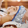 thumbnail image 2 of Deep Conditioning Heat Cap with Elastic Fit, Reusable Aluminum Foil Hair Steamer Cap for Treatment, 2 of 4