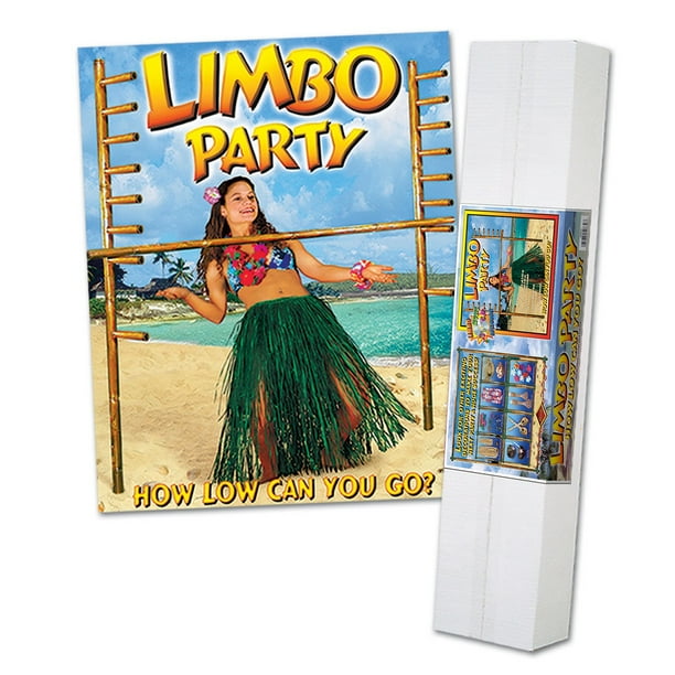 How Low Can You Go Luau Limbo Party Kit with Limbo Music CD 6