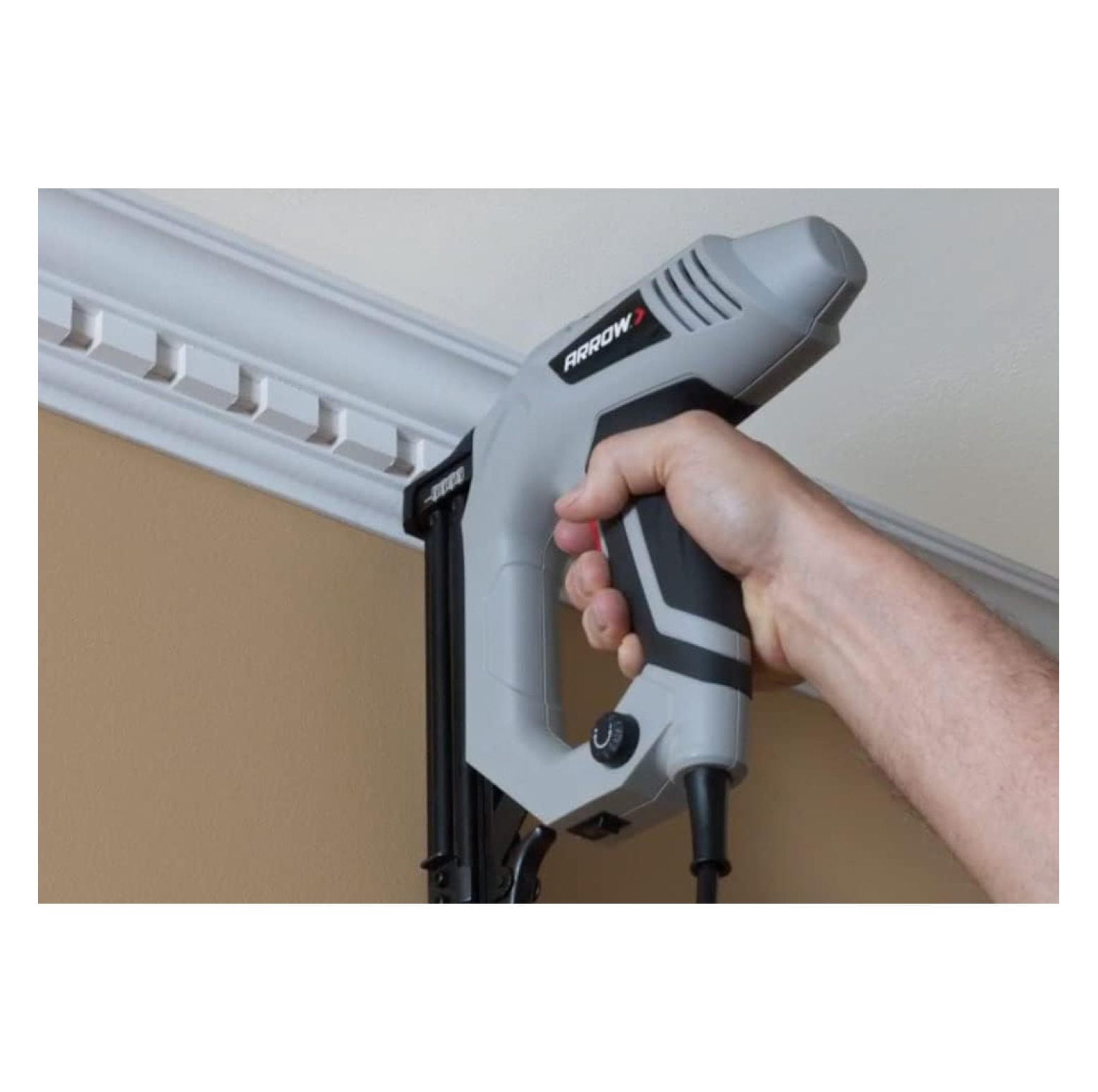 Arrow ET200BN Heavy Duty Electric Brad Nailer, Professional Nail Gun for Trim, Picture Frames, , Fencing, Uses Brad in 5/8", 3/4", and 1"