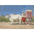 thumbnail image 3 of Vasily Vereshchagin 14x11 Black Modern Framed Museum Art Print Titled - Carriage to Delhi (1875), 3 of 5
