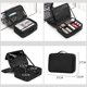 thumbnail image 2 of Bolsa de maquillaje, Estuche de maquillaje grande Organizadores de maquillaje Bolsa de maquillaje de viaje, Portaescobillas con ranuras para cepillos Divisor ajustable Material impermeable, 2 of 7
