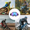 thumbnail image 4 of Motorcycle Goggles, Dirt Bike Goggles - UV Protection Safety Goggles Wind Protection Goggles Anti Scratch Motorcycle Glasses/Climbing/Skiing, 4 of 4