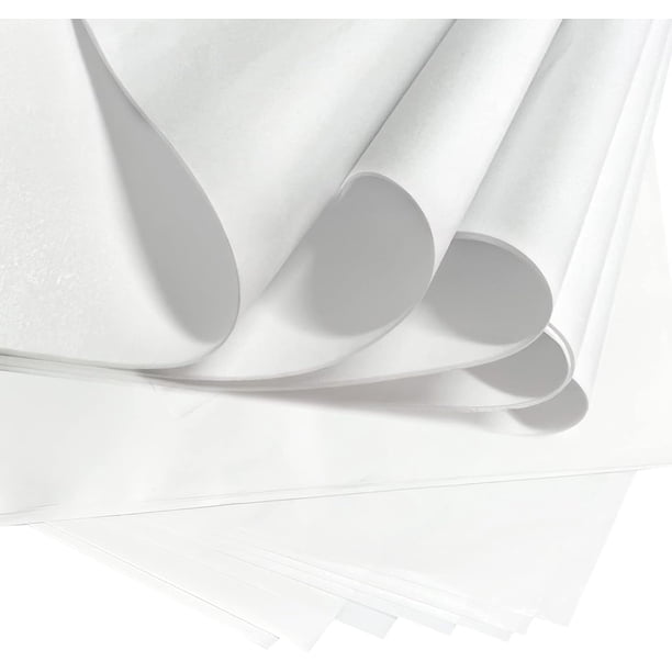 YEXEXINM 120 Hojas de Papel de Seda Libre de Ácido 61x91 cm Blanco