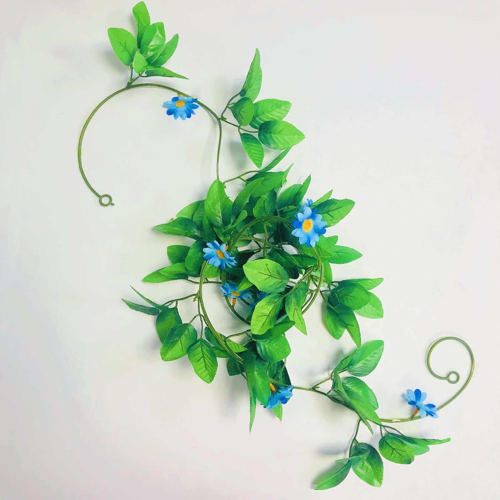 Artificial Daisy Vine Garland Green Leaves Vine Plant for Home Wedding