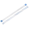 thumbnail image 1 of Unique Bargains 16pins Flexible Flat Cable FPC FFC A Type Ribbon Cable PE White 10Pcs, 1 of 4