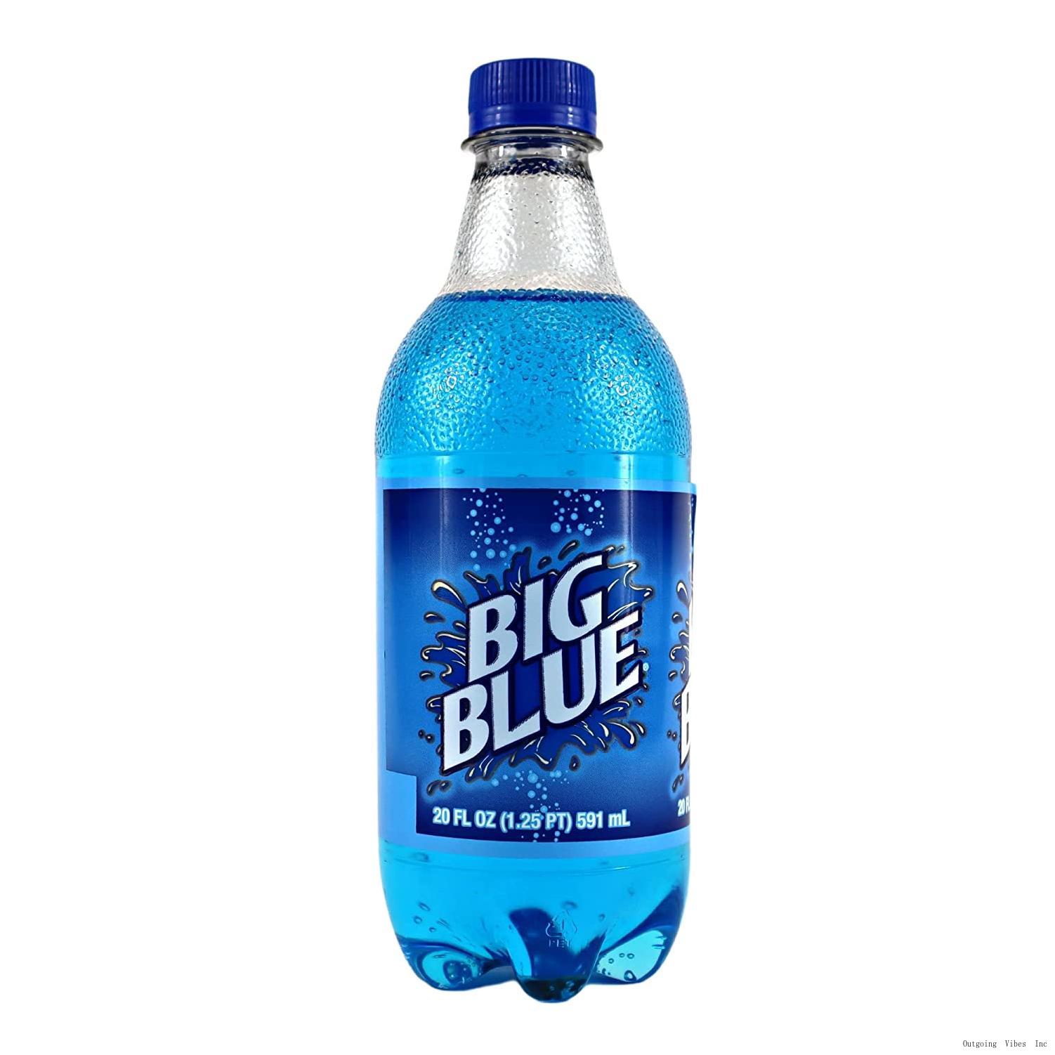 Big Red Soda 20 Oz 24 Pack Bundle By (Big Blue)