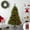 Red-RD-clearacne, variant on OEFNTAC Decorations 12PC Christmas Mini Bows Set Pre Tied Ribbon for Gift Wrapping Tree Decoration Party Christmas Accessories