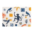 thumbnail image 7 of Yayeee Bath Rug for Bathroom Floor Non Slip Rectangle Fluffy Soft Absorbent Mat, 16"x24", Playful Forest, 7 of 7